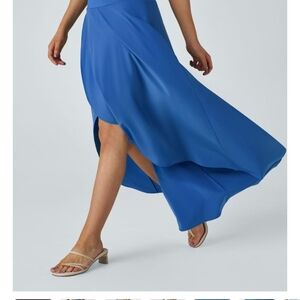 HALARA Vibrant Blue High-Low Skirt